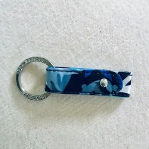 Vera Bradley single loop keychain